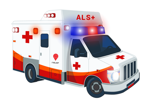 Call advanced life saving ambulance plus varient