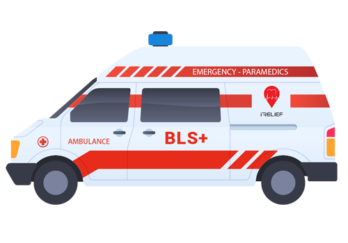 basic life saving ambulance plus varient booking services